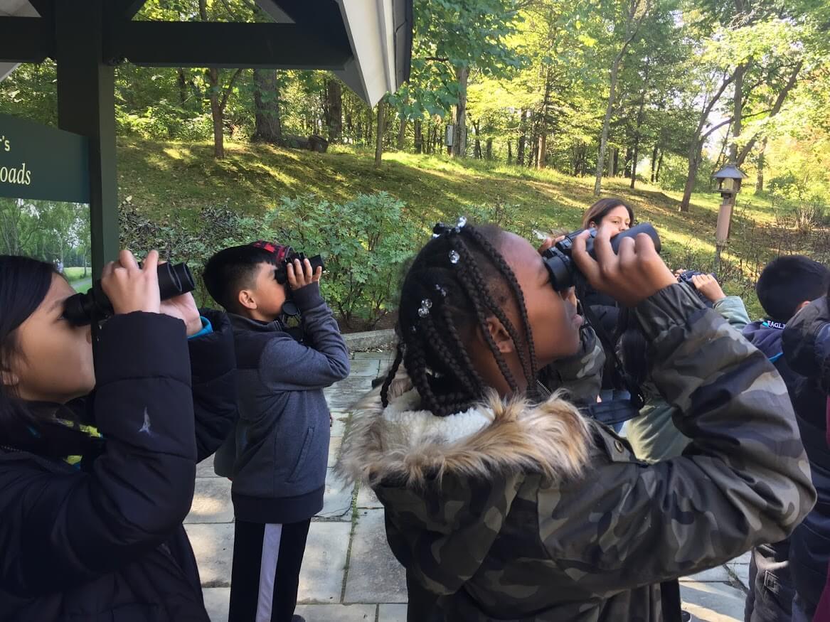 Connect Kids to Park field trip at Rockefeller State Park Preserve. Photo: SMRA/Anne Swaim