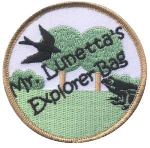 Explorer Bag patch. Photo: SMRA/Anne Swaim