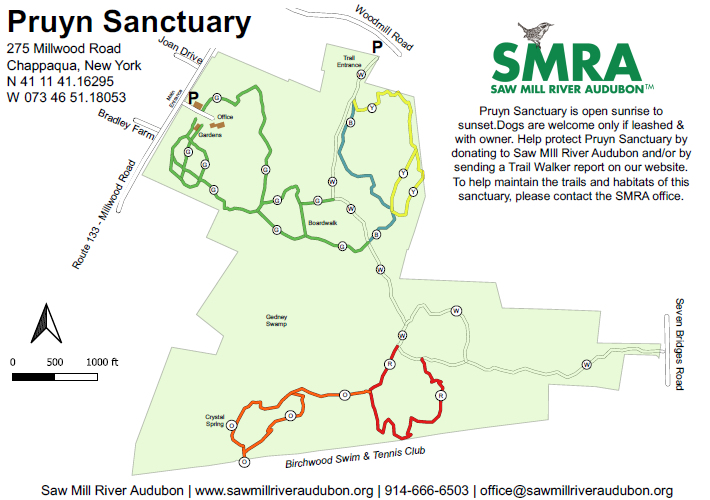 Pruyn Sanctuary Map