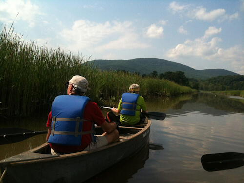SMRA canoe trip in Constitution Marsh. Photo: Ken Novenstern/SMRA.