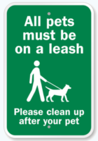 For the sake of wildlife and other visitors, all dogs *MUST* be leashed. Repeat offenders will be reported. And, of course, also pick up after your dog.