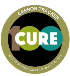 We have licensed the CURE100 carbon tracking app for use by you! Click above to learn more and try it out.