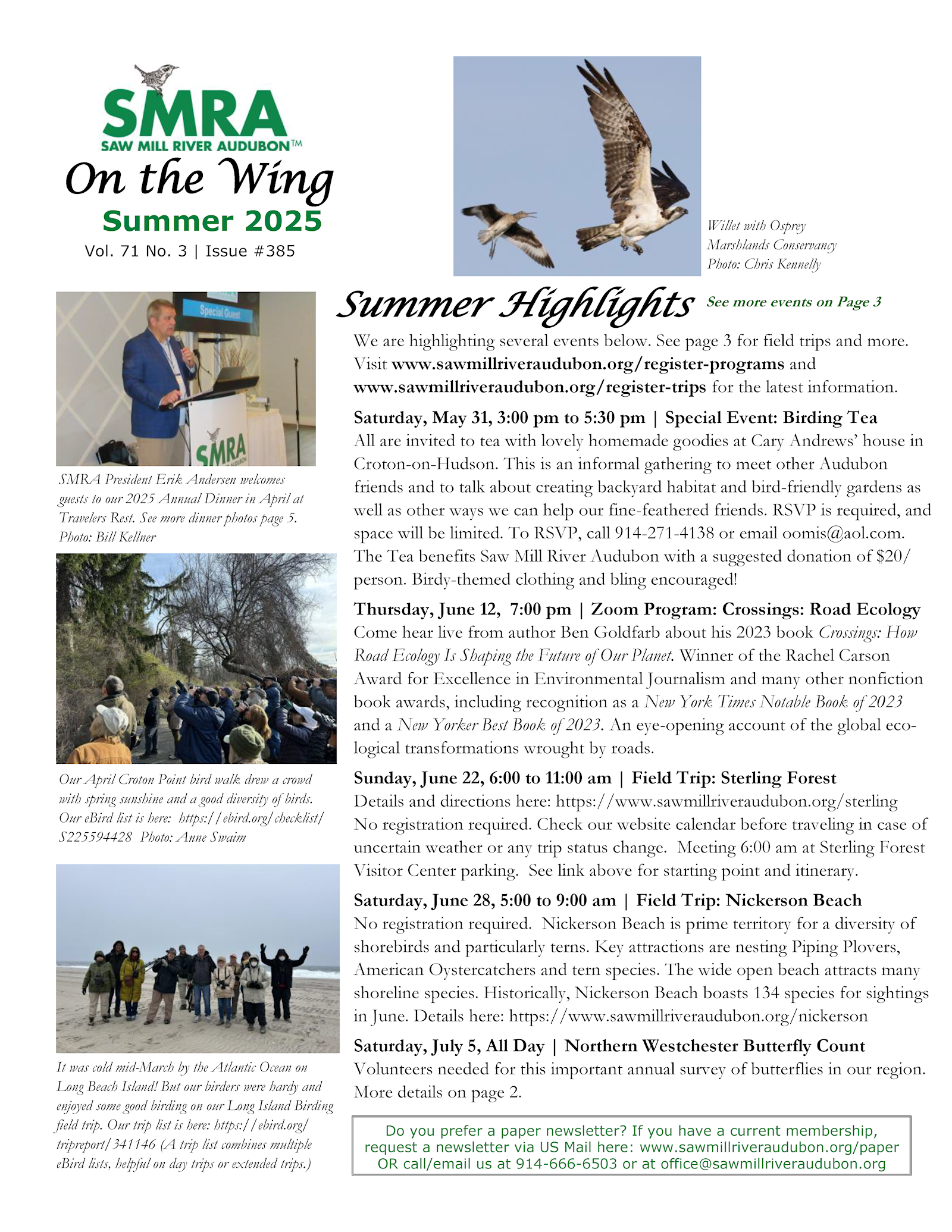click above to download our latest newsletter